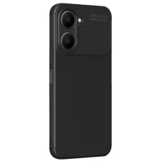 Vivo Y18 Kılıf Auto Focus Karbon Kapak - Siyah