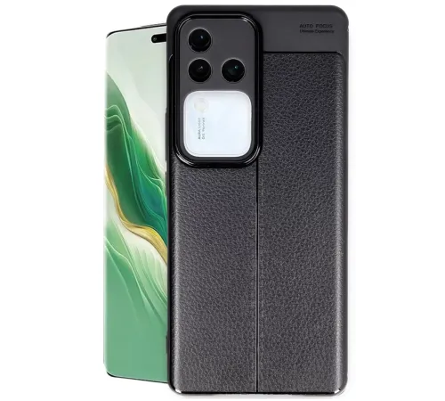 Vivo V30 5G Kılıf Auto Focus Kapak - Siyah