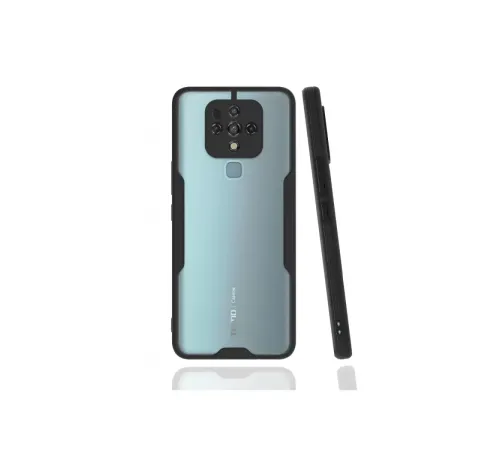 Tecno Camon 16 Kılıf Platin Silikon - Siyah