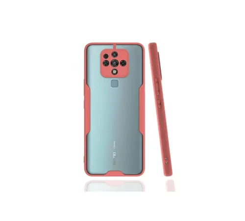 Tecno Camon 16 Kılıf Platin Silikon - Pembe