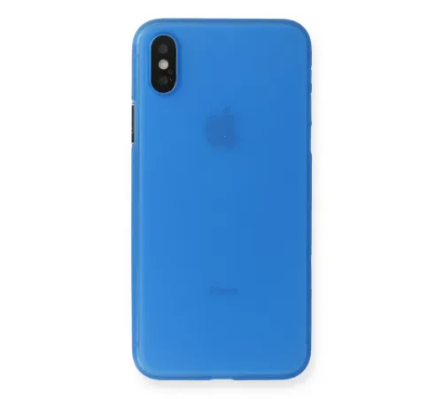 Apple iPhone XS Max Kılıf PP Ultra İnce Kapak - Mavi