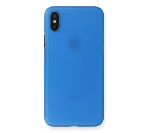 Apple iPhone XS Max Kılıf PP Ultra İnce Kapak - Mavi