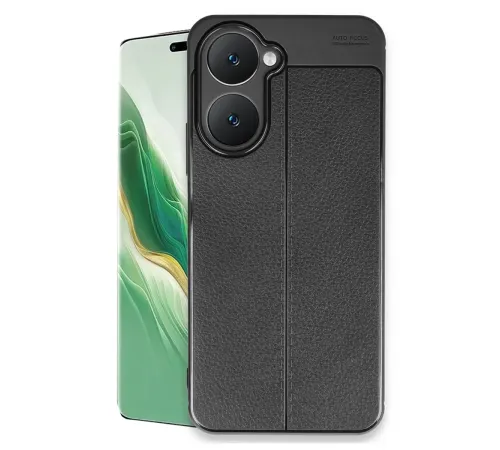 Vivo Y18 Kılıf Auto Focus Kapak - Siyah