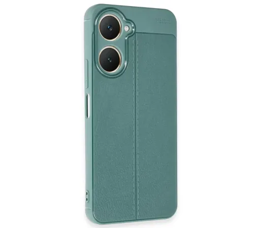 Vivo Y18 Kılıf Auto Focus Kapak - Koyu Yeşil
