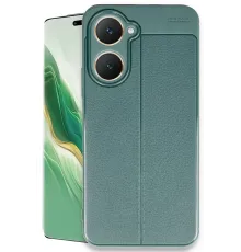 Vivo Y18 Kılıf Auto Focus Kapak - Koyu Yeşil