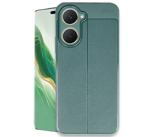 Vivo Y18 Kılıf Auto Focus Kapak - Koyu Yeşil