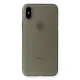 Apple iPhone XS Max Kılıf PP Ultra İnce Kapak - Gri