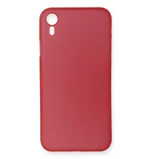 Apple iPhone XR Kılıf PP Ultra İnce Kapak - Kırmızı