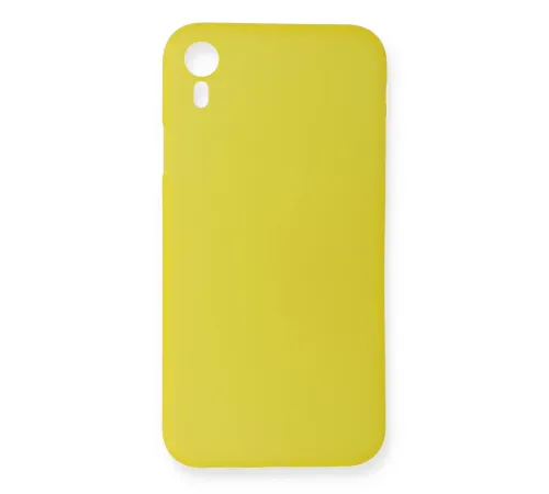 Apple iPhone XR Kılıf PP Ultra İnce Kapak - Sarı