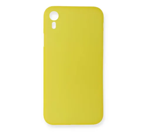 Apple iPhone XR Kılıf PP Ultra İnce Kapak - Sarı