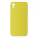 Apple iPhone XR Kılıf PP Ultra İnce Kapak - Sarı