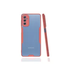 Samsung Galaxy M52 5G Kılıf Platin Silikon - Pembe