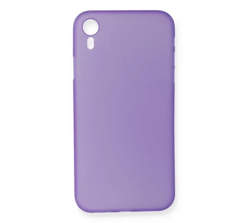 Apple iPhone XR Kılıf PP Ultra İnce Kapak - Mor