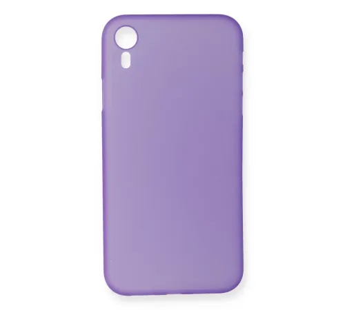 Apple iPhone XR Kılıf PP Ultra İnce Kapak - Mor