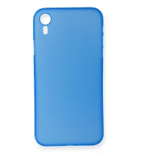 Apple iPhone XR Kılıf PP Ultra İnce Kapak - Mavi