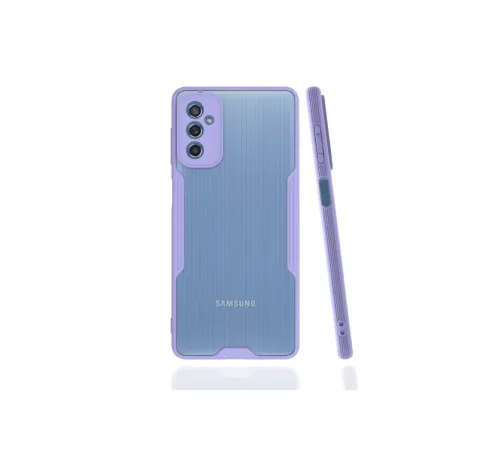 Samsung Galaxy M52 5G Kılıf Platin Silikon - Lila