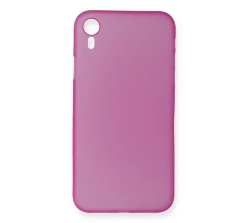 Apple iPhone XR Kılıf PP Ultra İnce Kapak - Pembe
