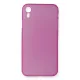 Apple iPhone XR Kılıf PP Ultra İnce Kapak - Pembe