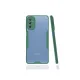 Samsung Galaxy M52 5G Kılıf Platin Silikon - Yeşil