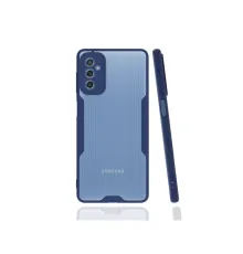 Samsung Galaxy M52 5G Kılıf Platin Silikon - Lacivert
