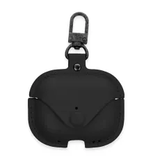 Apple Airpods 3 (3.nesil) Çanta Deri Kılıf - Siyah