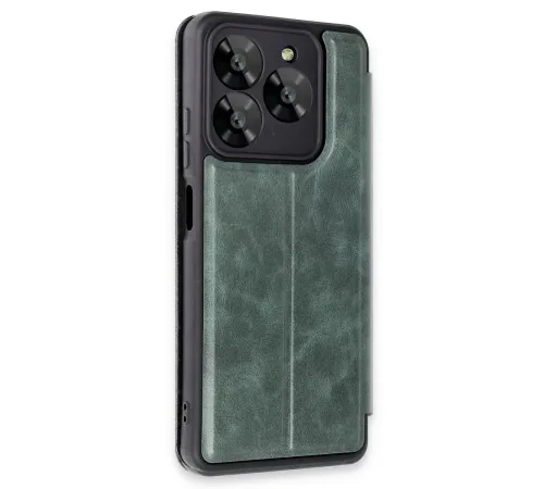 General Mobile Era 30 Kılıf Flip Cover - Koyu Yeşil