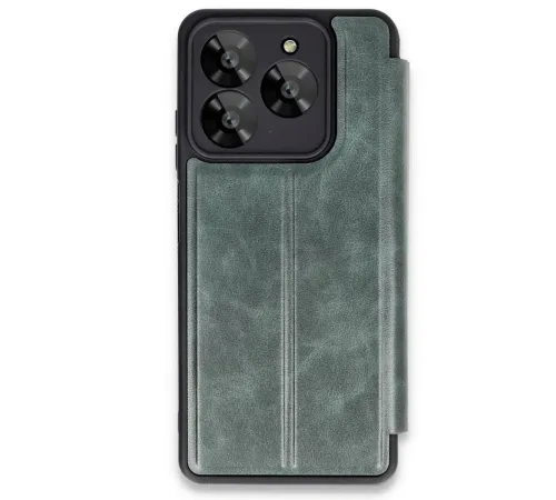 General Mobile Era 30 Kılıf Flip Cover - Koyu Yeşil