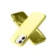 Apple iPhone 12 Kılıf Nano içi Kadife Silikon- Sarı