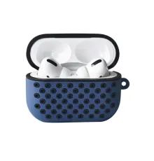 Apple Airpods Pro 2 (2.nesil) Spor Delikli Kılıf - Lacivert-Siyah