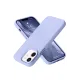 Apple iPhone 12 Kılıf Nano içi Kadife Silikon - Lila