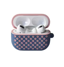 Apple Airpods Pro 2 (2.nesil) Spor Delikli Kılıf - Mavi-Pembe