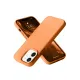 Apple iPhone 12 Kılıf Nano içi Kadife Silikon - Turuncu