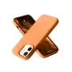 Apple iPhone 12 Kılıf Nano içi Kadife Silikon - Turuncu