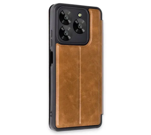 General Mobile Era 50 Kılıf Flip Cover - Taba