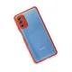 Samsung Galaxy M52 5G Kılıf Miami Şeffaf Silikon - Kırmızı