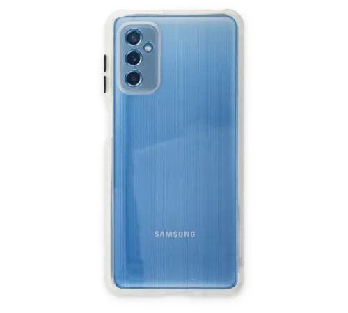 Samsung Galaxy M52 5G Kılıf Miami Şeffaf Silikon - Şeffaf