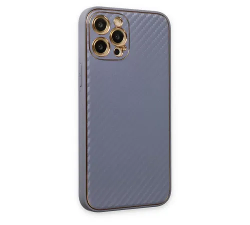 Apple iPhone 12 Pro Kılıf Coco Karbon Silikon - Gri