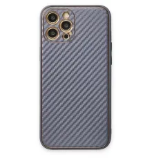 Apple iPhone 12 Pro Kılıf Coco Karbon Silikon - Gri