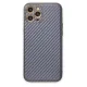 Apple iPhone 12 Pro Kılıf Coco Karbon Silikon - Gri