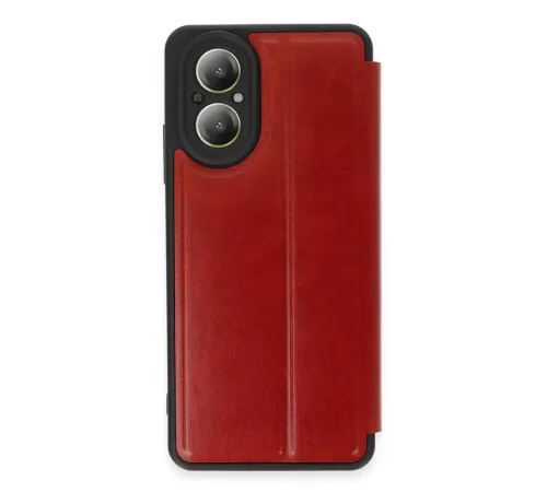 Realme 12 Lite Kılıf Flip Cover - Kırmızı