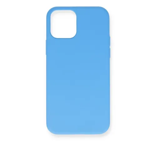 Apple iPhone 12 Mini Kılıf Nano içi Kadife Silikon - Mavi