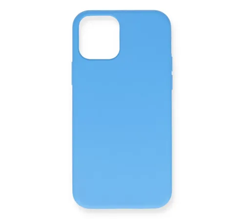 Apple iPhone 12 Mini Kılıf Nano içi Kadife Silikon - Mavi