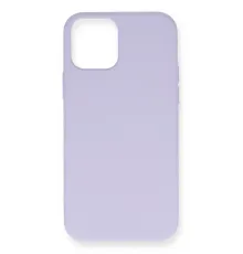 Apple iPhone 12 Mini Kılıf Nano içi Kadife Silikon - Lila