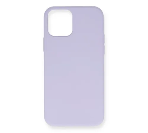 Apple iPhone 12 Mini Kılıf Nano içi Kadife Silikon - Lila