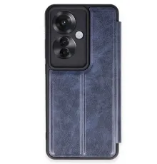 Reno 11F Kılıf Flip Cover - Lacivert