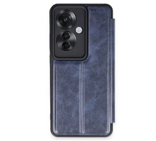 Reno 11F Kılıf Flip Cover - Lacivert