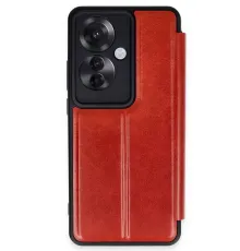 Reno 11F Kılıf Flip Cover - Kırmızı
