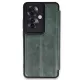 Reno 11F Kılıf Flip Cover - Koyu Yeşil