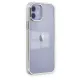 Apple iPhone 12 Kılıf Element Silikon - Gümüş