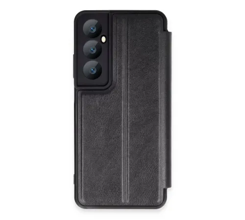 Realme C65 Kılıf Flip Cover - Siyah